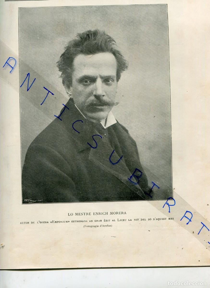 Collezionismo di Riviste e Giornali: REVISTA ANY 1906 ENRIC MORERA SANT JAUME SESOLIVERES EL PAPIOL ESPLUGUES RAMON BORDAS ESTRAGUES