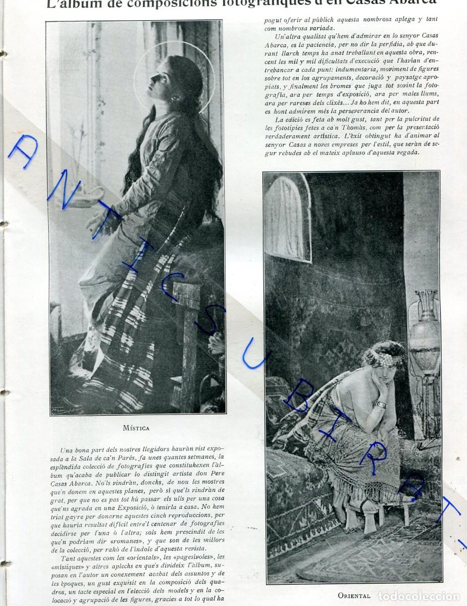 Collection Magazines and Newspapers: REVISTA A&Ntilde;O 1906 LA FOTOGRAFIA ARTISTICA DEL FOTOGRAFO CASAS ABARCA PESCA AUTOMATICA DE SALMONES