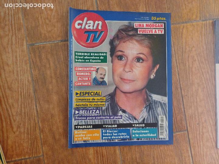 Coleccionismo de Revistas y Peri&oacute;dicos: CLAN TV N &ordm; 200 1990 PORTADA LINA MORGAN