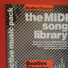 Coleccionismo de Revistas y Periódicos: BEATLES CLASSIC - THE MIDI SONG LIBRARY BOOK - 1992