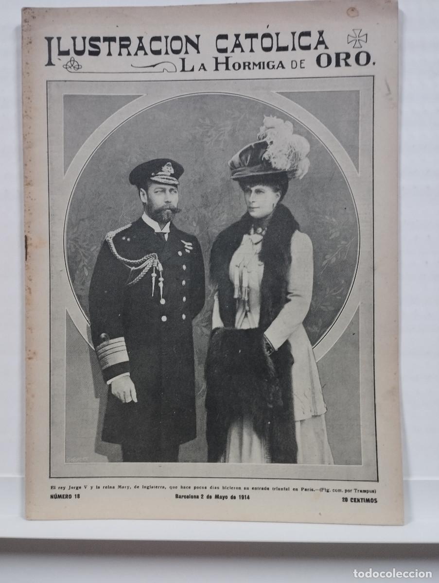 Coleccionismo de revistas y peri&oacute;dicos: LA HORMIGA DE ORO A&Ntilde;O 1914 N&ordm;18 EIBAR LUGO SABADELL MATARO OBISPO EN TARRAGONA INSTITUTO CATOLICO
