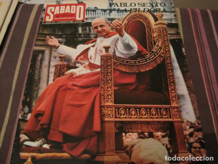 Collection Magazines and Newspapers: REVISTA S&Aacute;BADO GR&Aacute;FICO 619 AGOSTO 1968 PABLO SEXTO