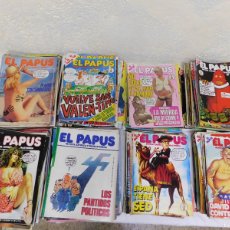 Coleccionismo de Revistas y Periódicos: GRAN LOTE DE 336 REVISTAS EL PAPUS - REVISTA SATÍRICA - AÑOS 70 Y 80