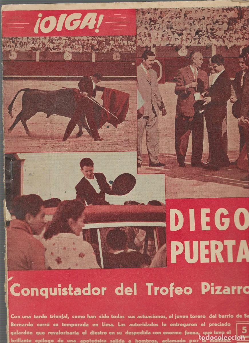 Collezionismo di Riviste e Giornali: OIGA. 6 DICIEMBRE 1960. BETIS 0 SEVILLA 0