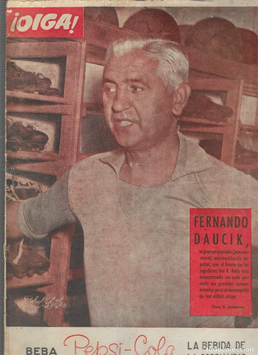 Collezionismo di Riviste e Giornali: OIGA. 8 NOVIEMBRE 1960. BETIS 5 R. SOCIEDAD 1 / MALLORCA 2 SEVILLA 2