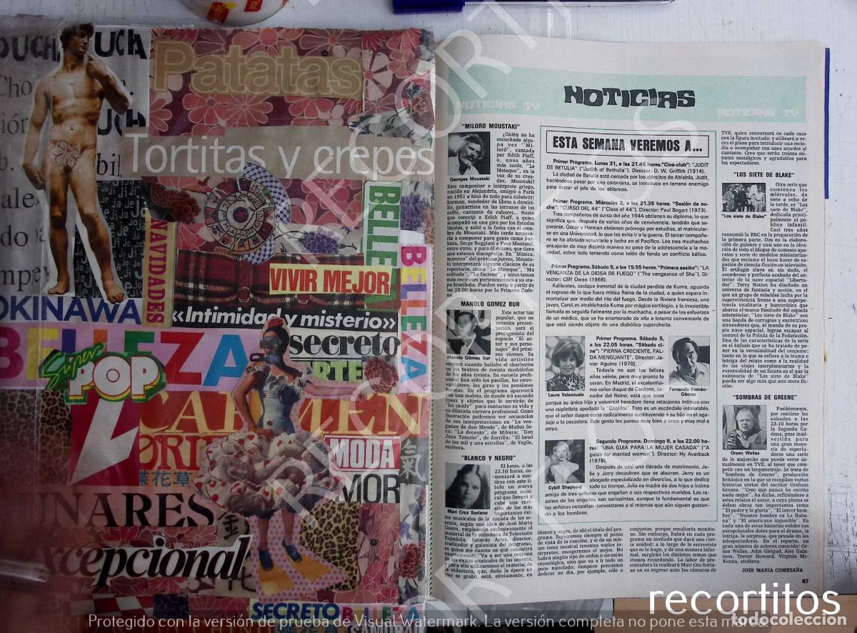 Coleccionismo de Revistas y Peri&oacute;dicos: los siete de blake laura valenzuela fernando fernan gomez cybill shepherd georges moustaki
