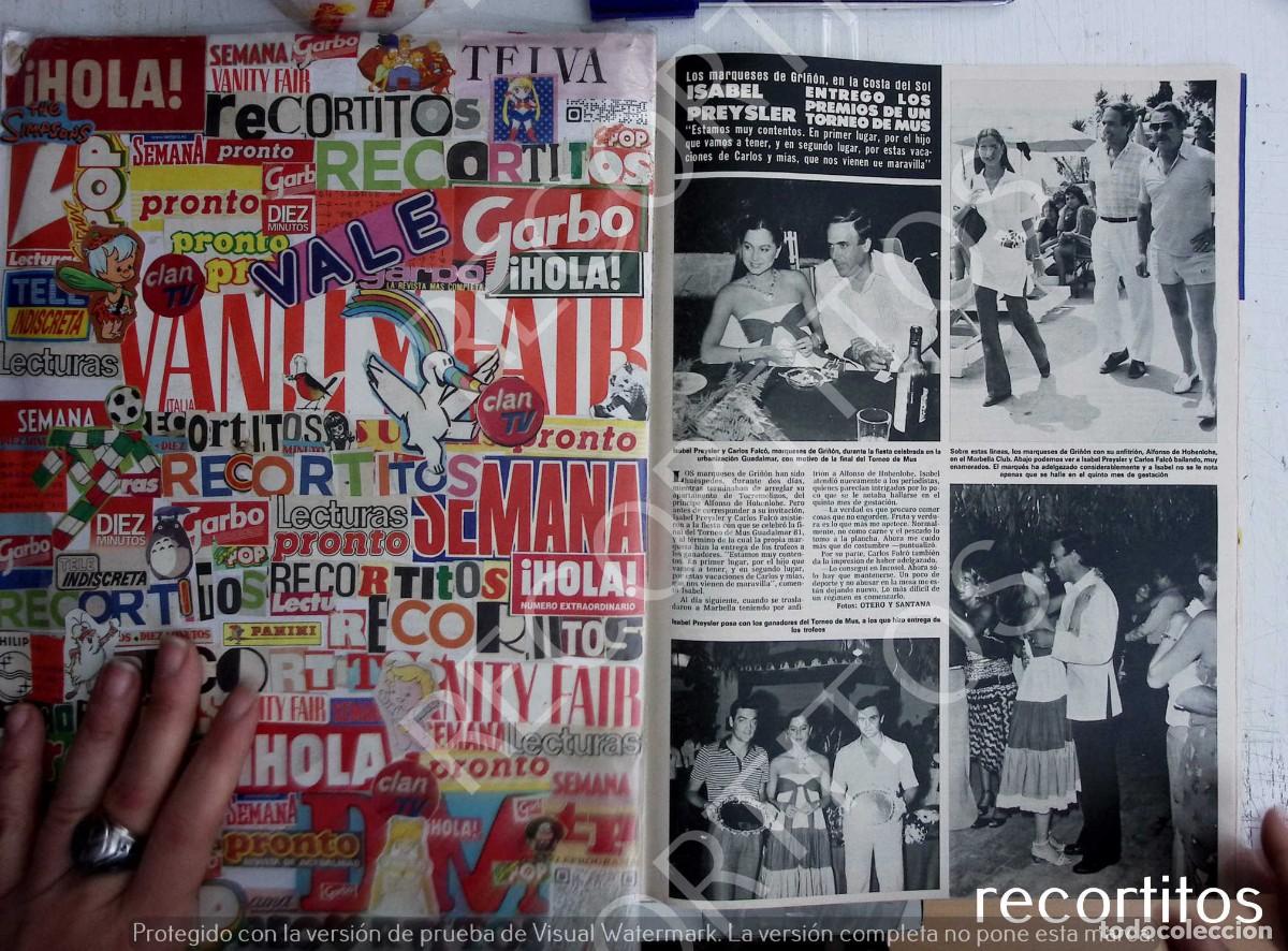 Coleccionismo de Revistas y Peri&oacute;dicos: ISABEL PREYSLER