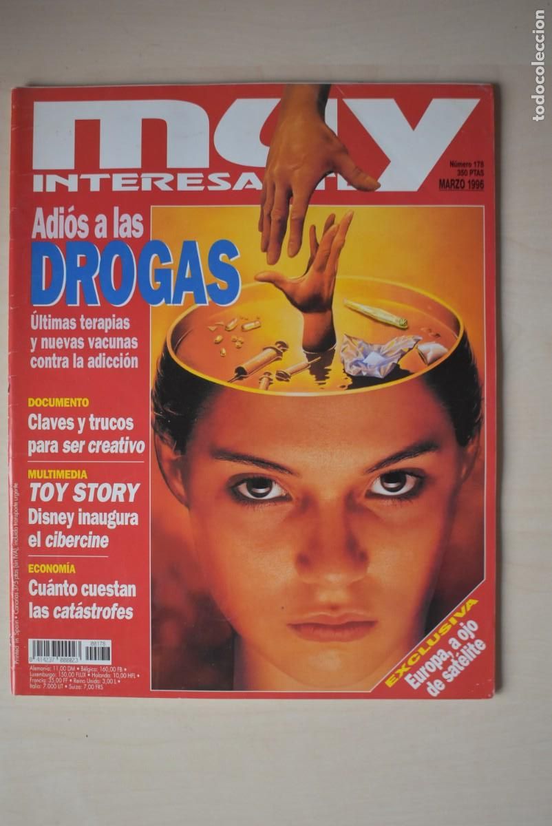 Colecionismo de Revistas e Jornais: Revista Muy Interesante. N. &ordm; 178. Adi&oacute;s a las drogas