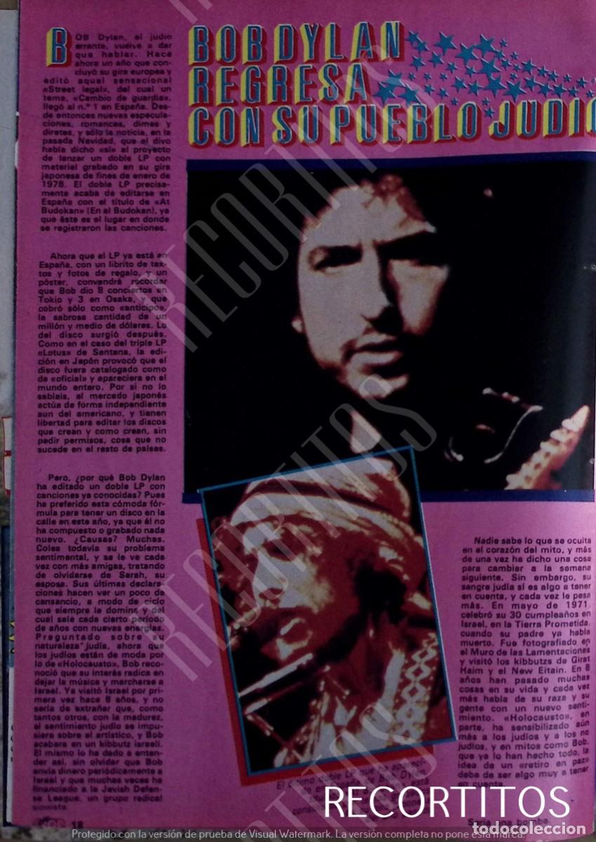 Coleccionismo de Revistas y Peri&oacute;dicos: bob dylan