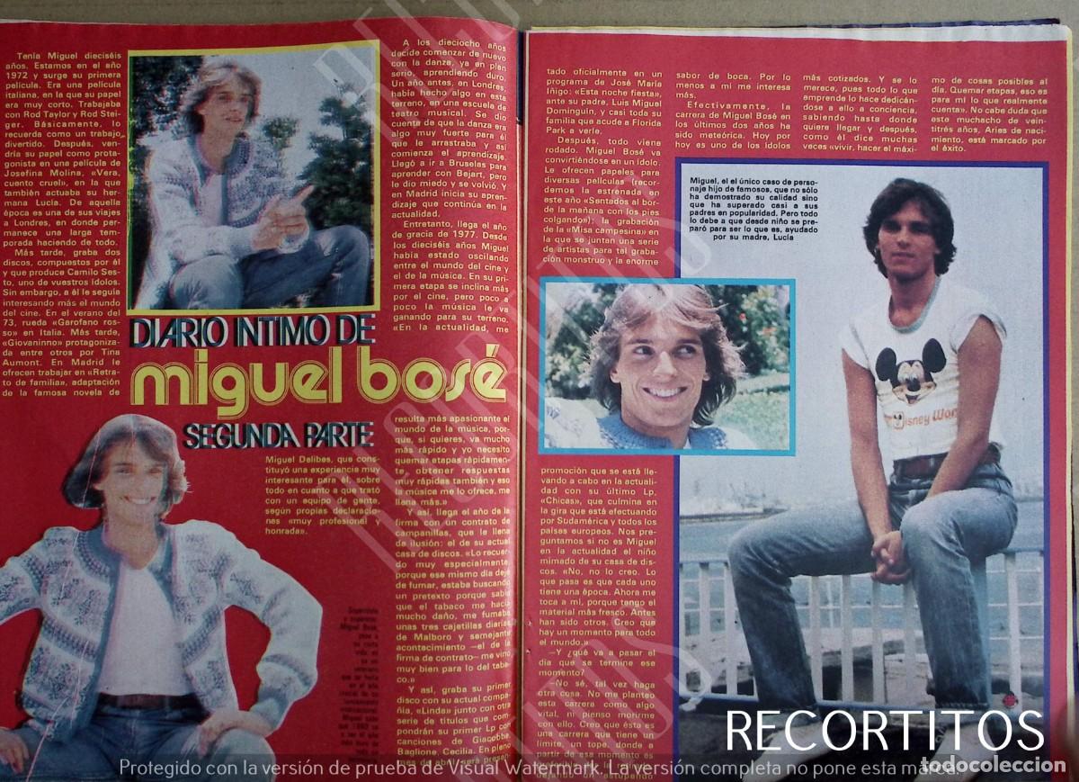 Coleccionismo de Revistas y Peri&oacute;dicos: miguel bose