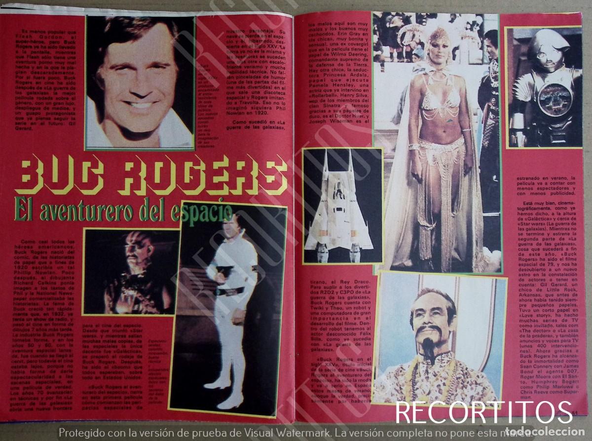 Coleccionismo de Revistas y Peri&oacute;dicos: buc rogers Gil Gerard, Pamela Hensley, Erin Gray, Henry Silva