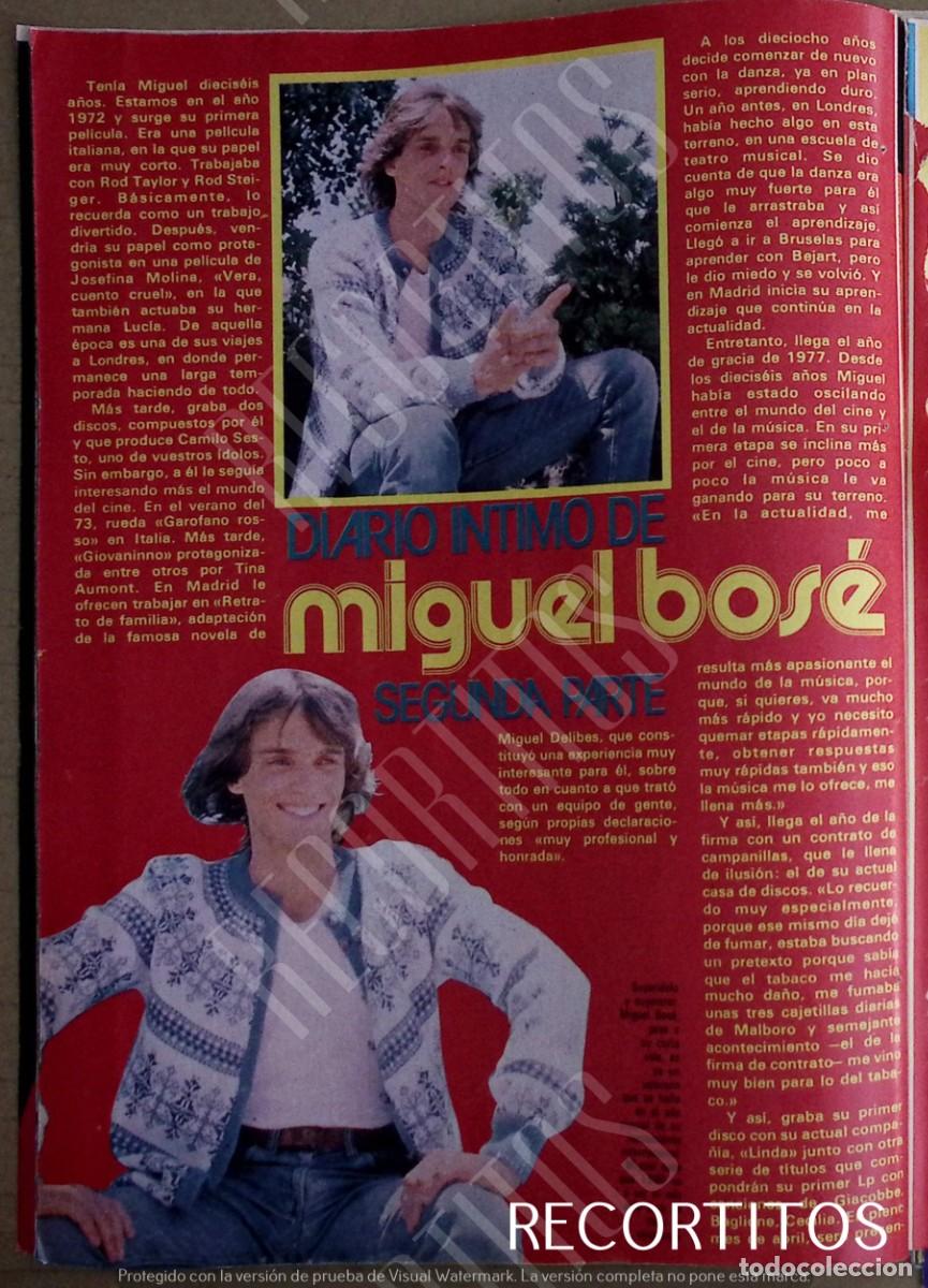 Coleccionismo de Revistas y Peri&oacute;dicos: miguel bose