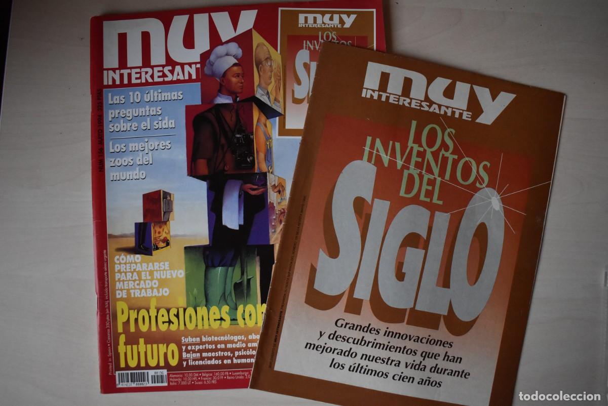 Colecionismo de Revistas e Jornais: Revista Muy Interesante. N. &ordm; 156. Profesiones del futuro + suplemento inventos del siglo