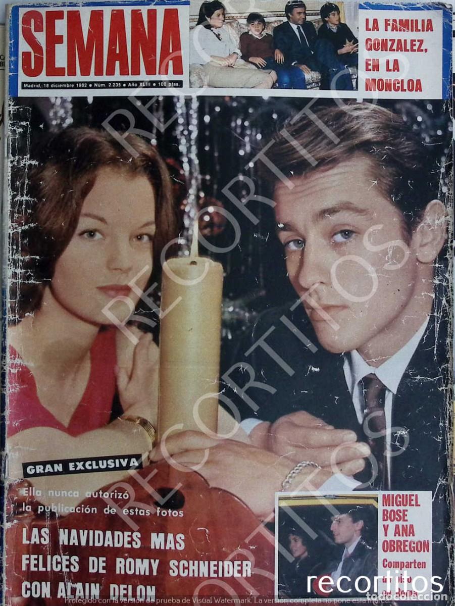 Coleccionismo de Revistas y Peri&oacute;dicos: recorte portada alain delon romy schneider