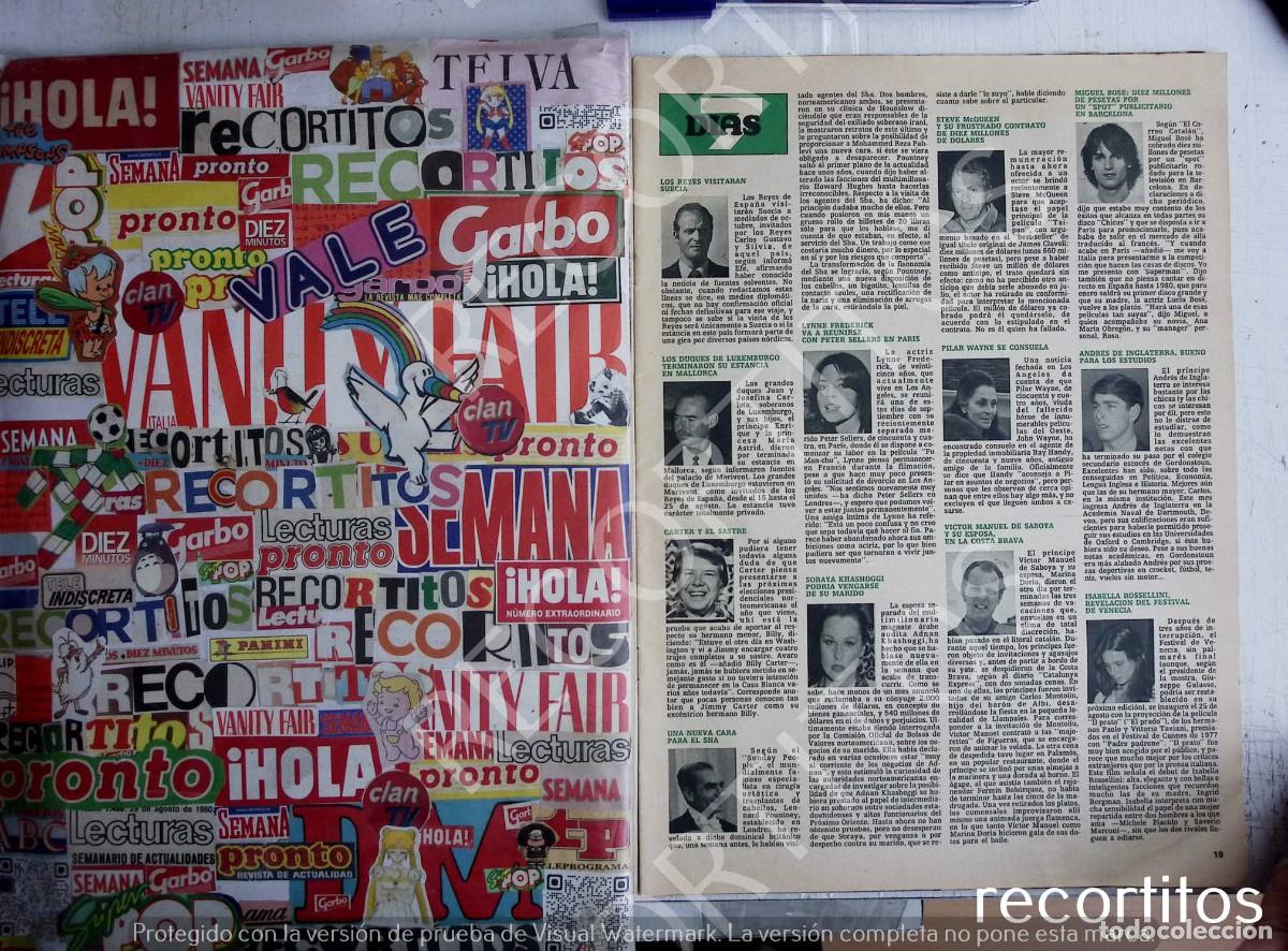 Coleccionismo de Revistas y Peri&oacute;dicos: miguel bose lynne frederick