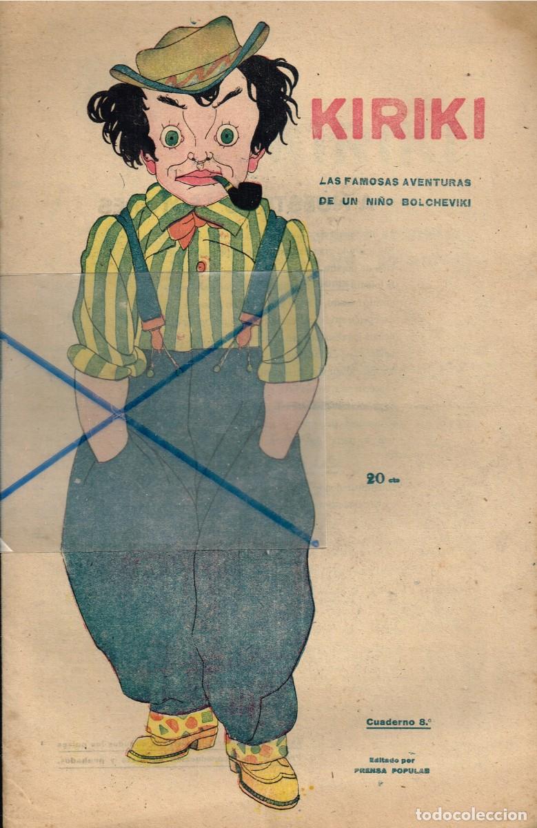 Sammeln von Zeitschriften und Zeitungen: 1920 17/6 MADRID n&ordm;8 KIRIKI FAMOSAS AVENTURAS NI&Ntilde;O BOLCHEVIKI ILUSTRA PEDRO ANTEQUERA AZPIRI