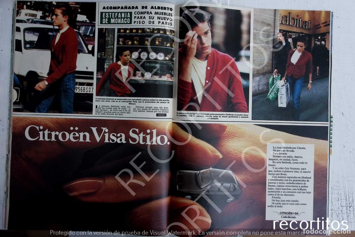 Coleccionismo de Revistas y Peri&oacute;dicos: ESTEFANIA DE MONACO citroen visa stilo anuncio publicidad