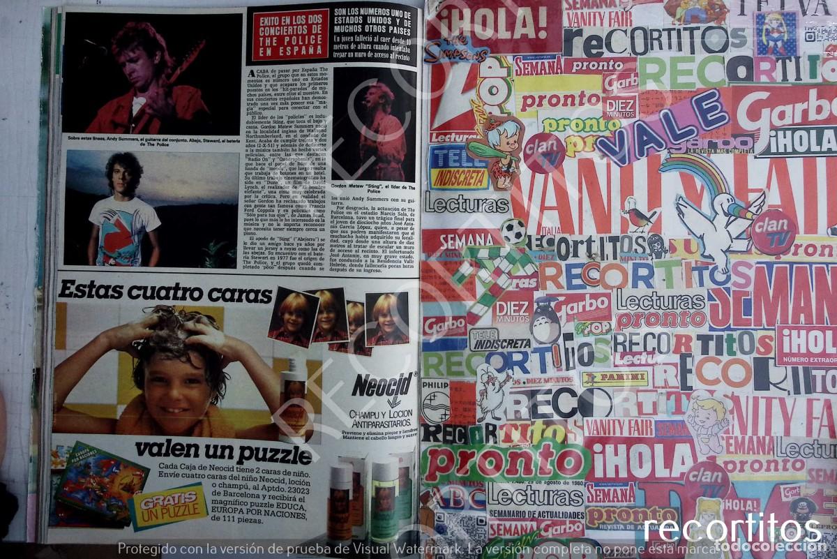 Coleccionismo de Revistas y Peri&oacute;dicos: neocid anuncio publicidad piojos the police sting en espa&ntilde;a