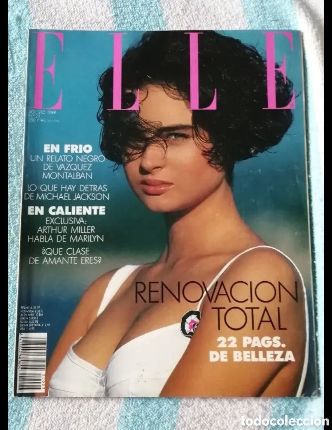 Coleccionismo de Revistas y Peri&oacute;dicos: 1988 Elle Michael Jackson Rosario Marilyn...
