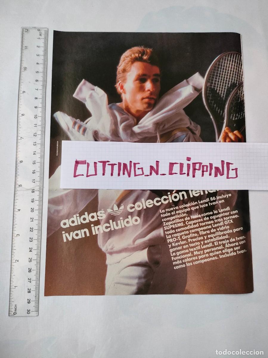 Coleccionismo de revistas y peri&oacute;dicos: Clipping [PUBLICIDAD](198?) Adidas