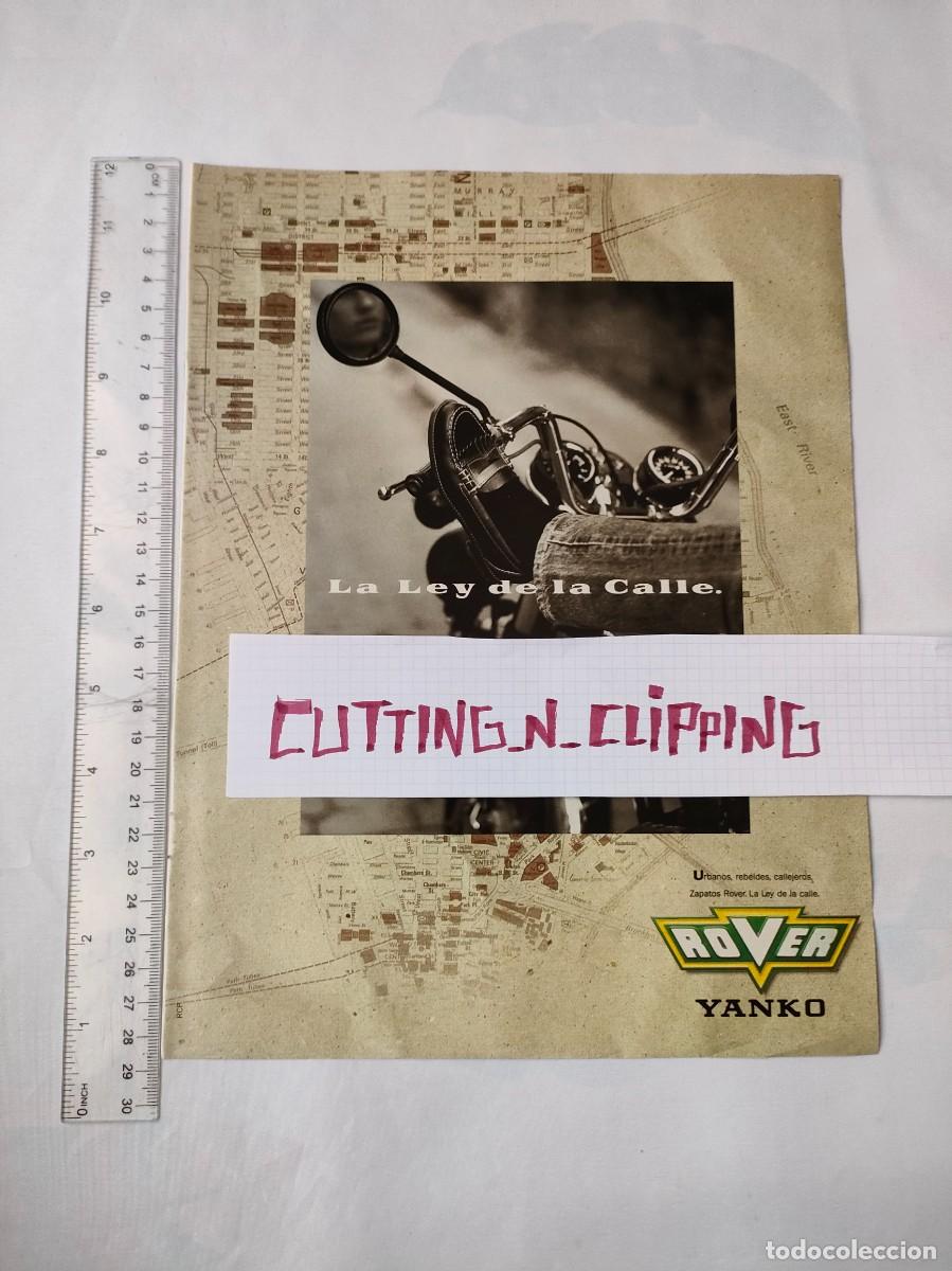 Coleccionismo de revistas y peri&oacute;dicos: Clipping [PUBLICIDAD](198?) Yanko Rover