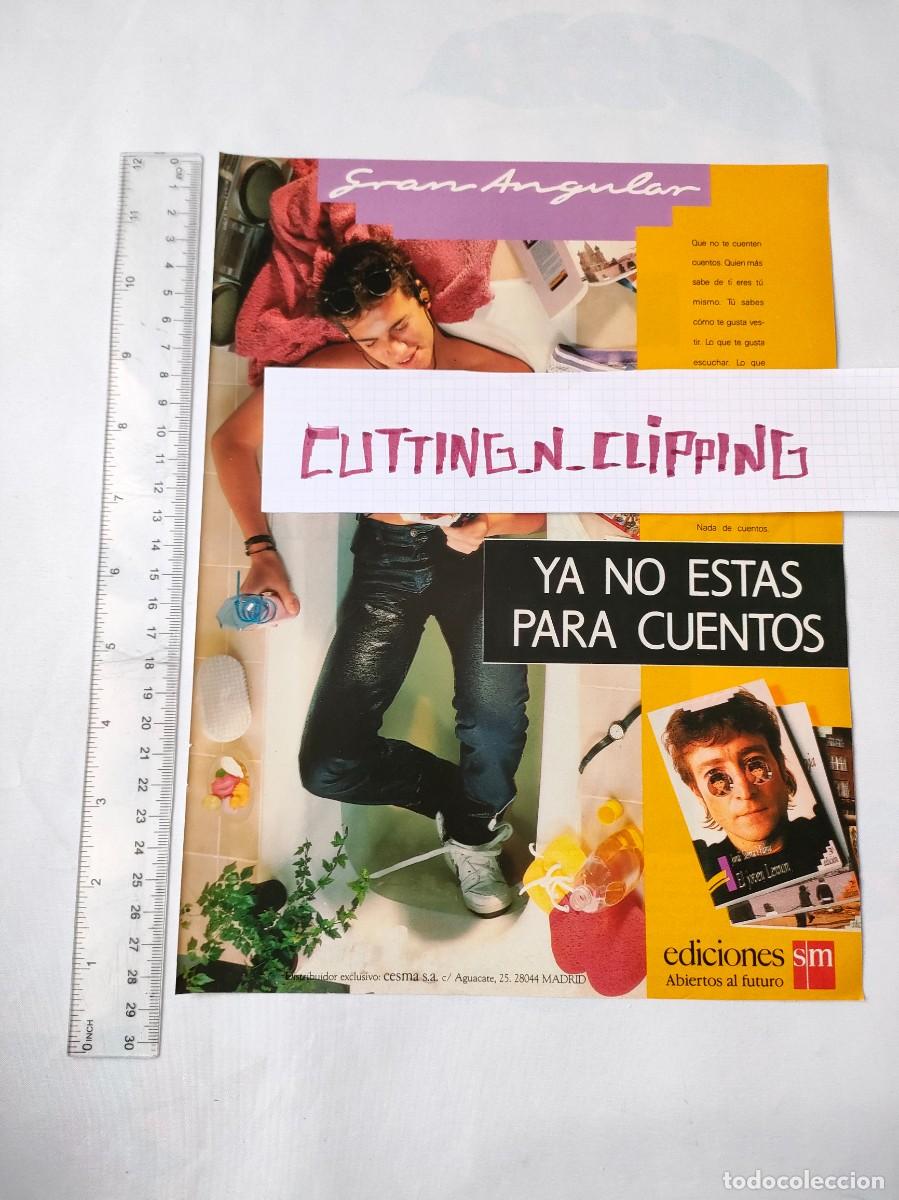 Coleccionismo de Revistas y Peri&oacute;dicos: Clipping [PUBLICIDAD](198?) Ediciones SM. John Lennon