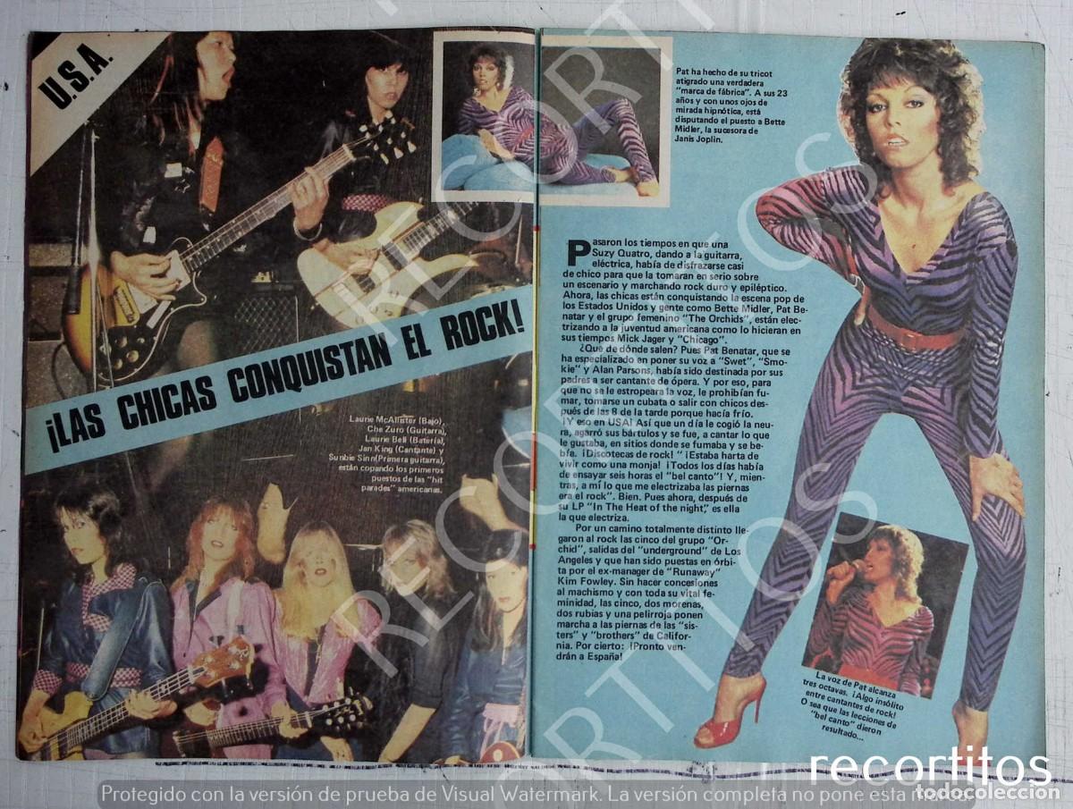 Coleccionismo de Revistas y Peri&oacute;dicos: PAT BENATAR the orchids laurie mcallister che zuro laurie bell jan king sunbie sinn