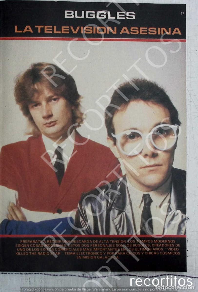 Collectionnisme de Revues et Journaux: BUGGLES TECNO video killed the radio star