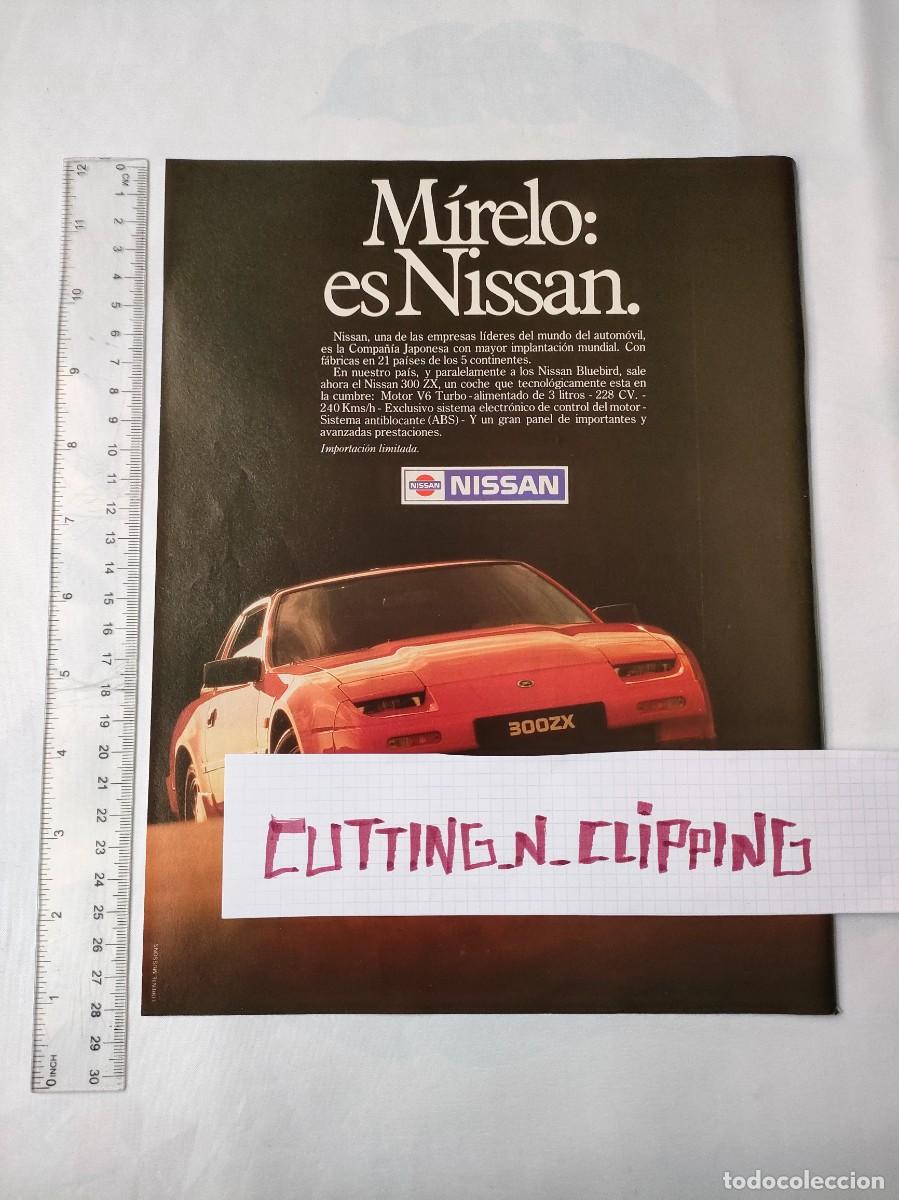 Coleccionismo de Revistas y Peri&oacute;dicos: Clipping [PUBLICIDAD](198?) Nissan 300ZX