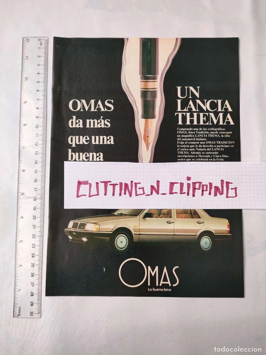 Coleccionismo de Revistas y Peri&oacute;dicos: Clipping [PUBLICIDAD](198?) Lancia Thema