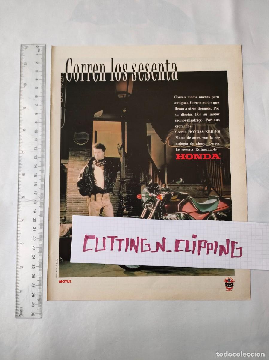 Coleccionismo de Revistas y Peri&oacute;dicos: Clipping [PUBLICIDAD](198?) Honda