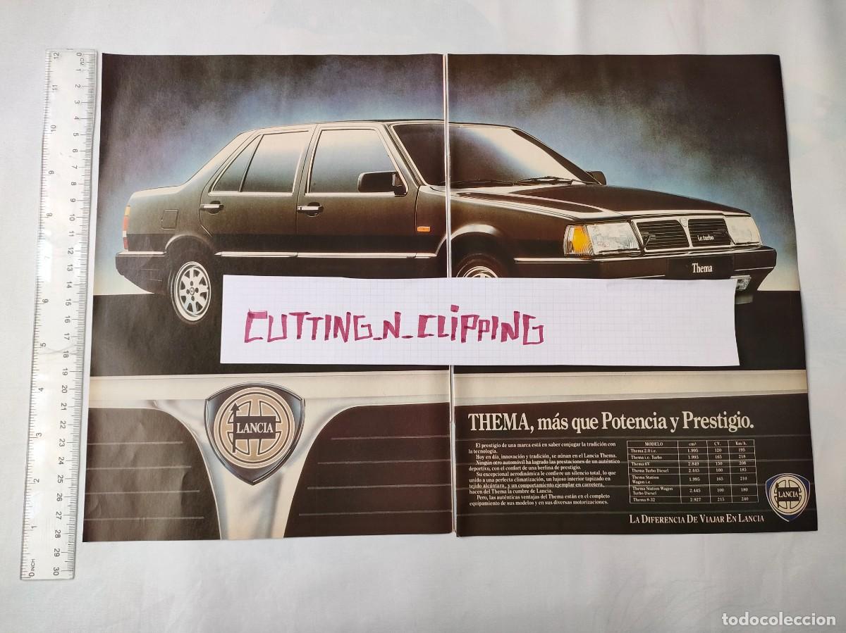 Coleccionismo de Revistas y Peri&oacute;dicos: Clipping [PUBLICIDAD](198?) Lancia Thema
