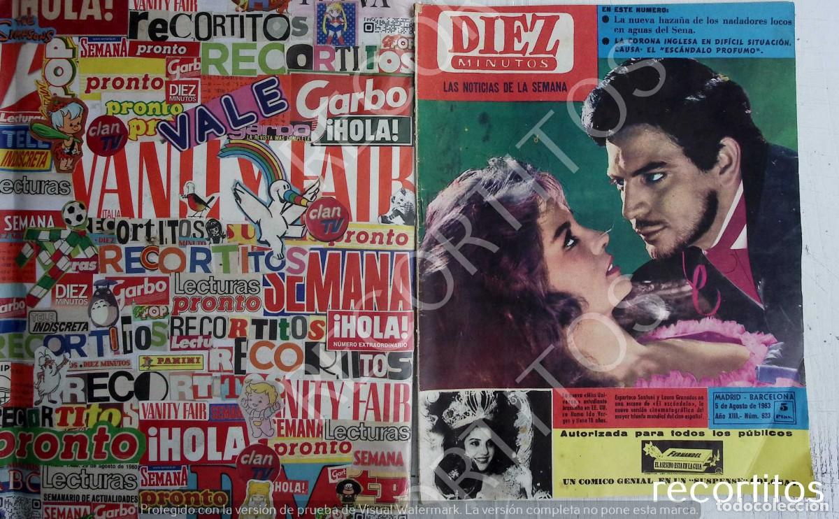 Collection Magazines and Newspapers: MISS UNIVERSO IDA VARGAS ESPARTACO SANTONI LAURA GRANADOS MARIA CALLAS DALIDA MAYMO