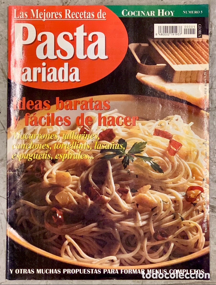 Coleccionismo de revistas y peri&oacute;dicos: Revista. Pasta Variada. Ideas baratas y f&aacute;ciles de hacer. N&ordm; 5. 1998.