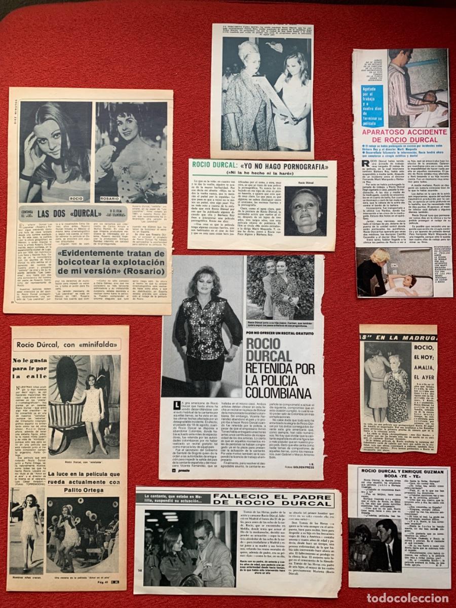 Coleccionismo de Revistas y Peri&oacute;dicos: LOTE PRENSA ROCIO D&Uacute;RCAL RECORTES CLIPPINGS COLECCI&Oacute;N REVISTAS