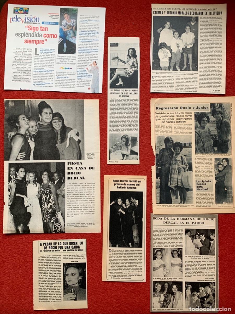 Coleccionismo de Revistas y Peri&oacute;dicos: LOTE PRENSA ROC&Iacute;O D&Uacute;RCAL RECORTES CLIPPINGS COLECCI&Oacute;N REVISTAS