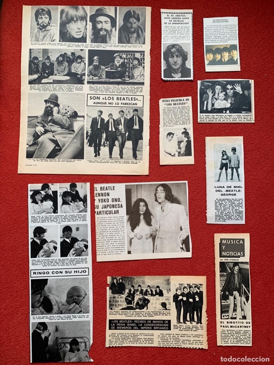 Coleccionismo de Revistas y Peri&oacute;dicos: COLECCI&Oacute;N PRENSA THE BEATLES LOS RECORTES CLIPPINGS REVISTAS