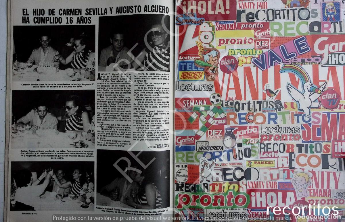 Coleccionismo de Revistas y Peri&oacute;dicos: augusto alguero carmen sevilla