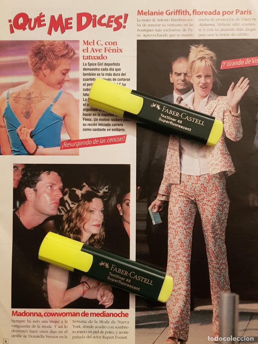 Coleccionismo de Revistas y Peri&oacute;dicos: Reportaje Madonna / Melanie Griffith / Mel C 25.09.99