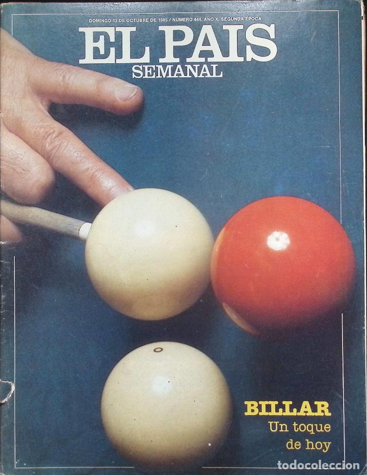 Coleccionismo de Revistas y Peri&oacute;dicos: Revista EL PAIS SEMANAL n&uacute;m 444 BILLAR