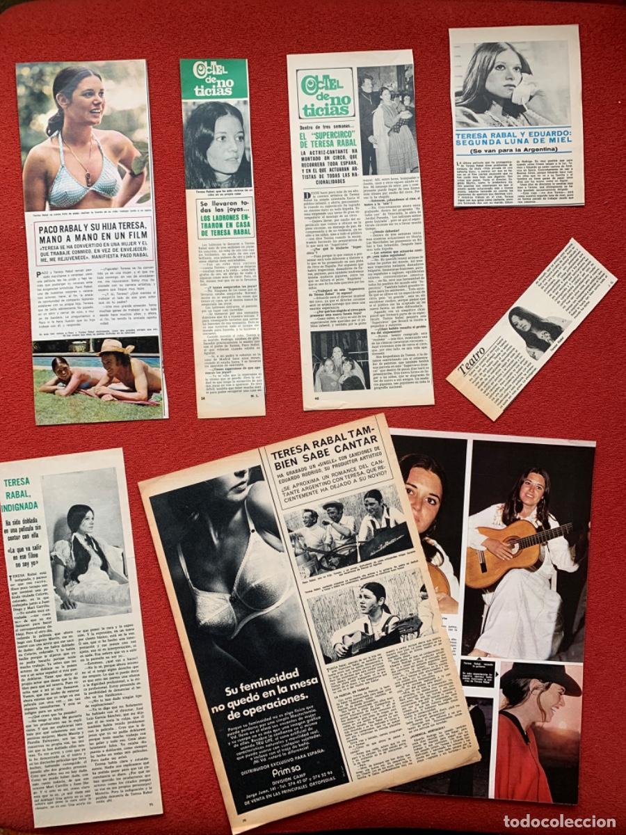 Collection Magazines and Newspapers: COLECCI&Oacute;N TERESA RABAL PRENSA LOTE CLIPPINGS RECORTES REVISTAS