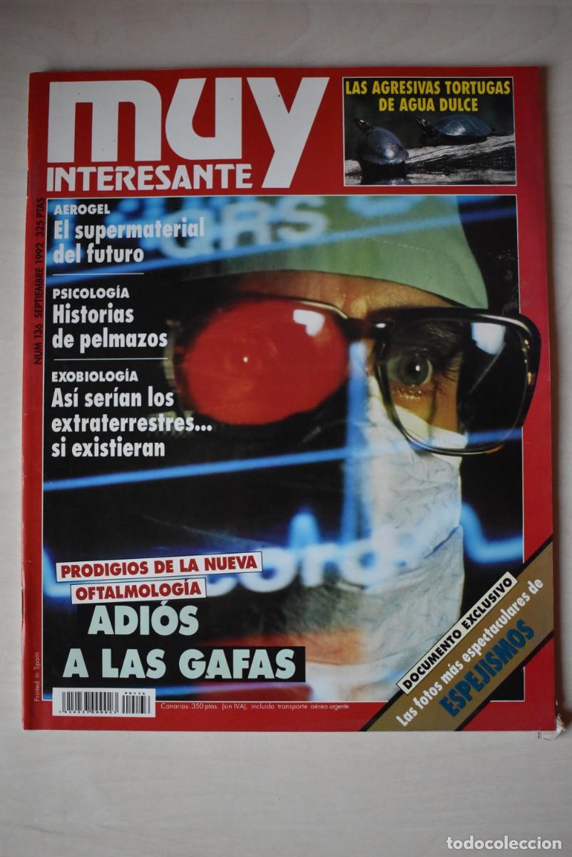 Colecionismo de Revistas e Jornais: Revista Muy Interesante. N. &ordm; 136. Adi&oacute;s a las gafas