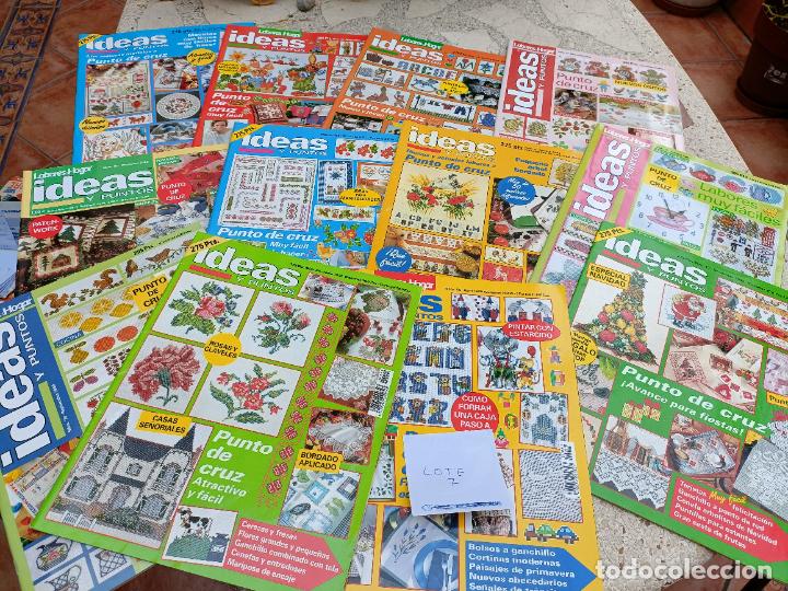 Coleccionismo de Revistas y Peri&oacute;dicos: 12 REVISTAS IDEAS Y PUNTOS DE LABORES DEL HOGAR. PUNTO DE CRUZ, GANCHILLO, BORDADO, PUNTO, MANUALIDA