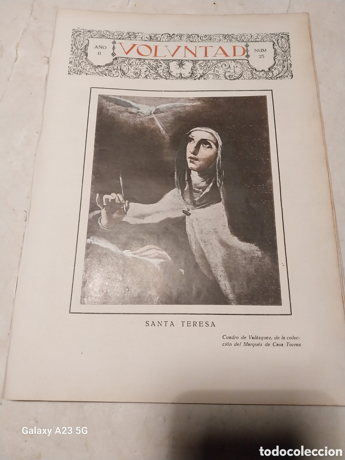 Collectionnisme de Revues et Journaux: REVISTA 1920 ZARAGOZA IGLESIA SAN NICOL&Aacute;S. AVILA BASILICA SAN VICENTE.TORDESILLAS. FRAISORO