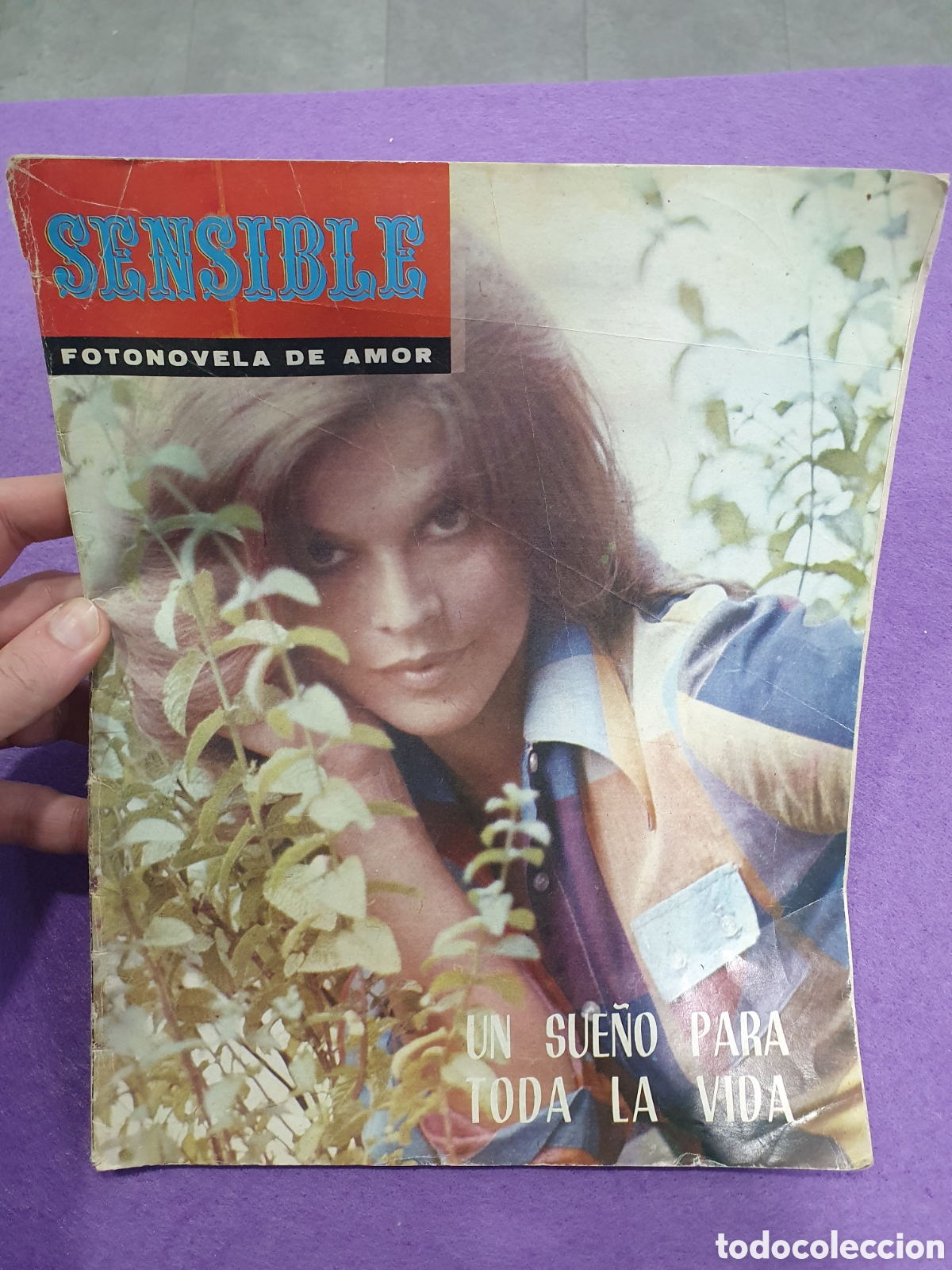 Colecionismo de Revistas e Jornais: Fotonovela de amor. Sensible. Un sue&ntilde;o para toda la vida. (L97)