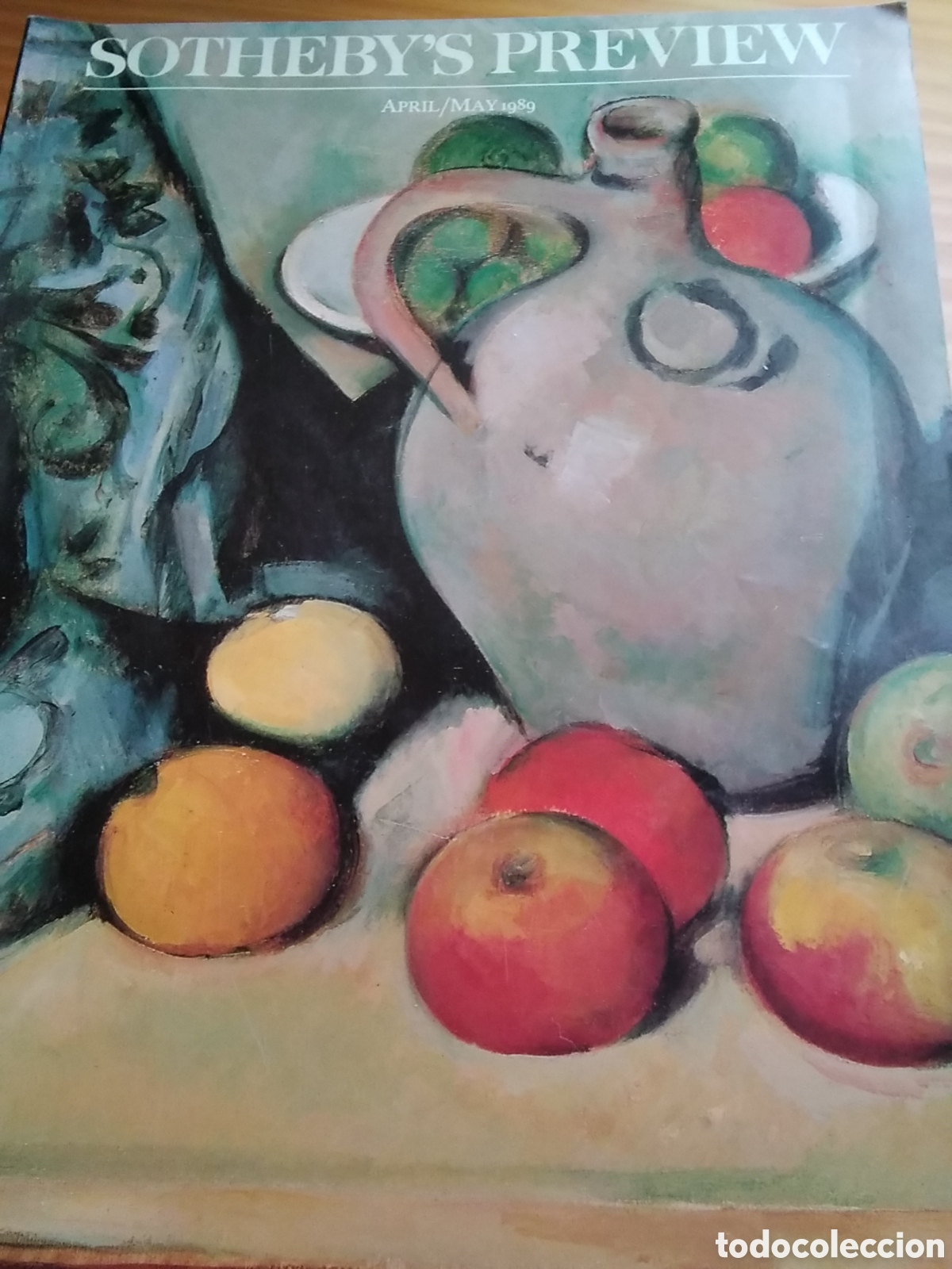 Coleccionismo de Revistas y Peri&oacute;dicos: Sothebys revista cat&aacute;logo subastas a&ntilde;o 1989 abril pintura muebles joyas plata relojes