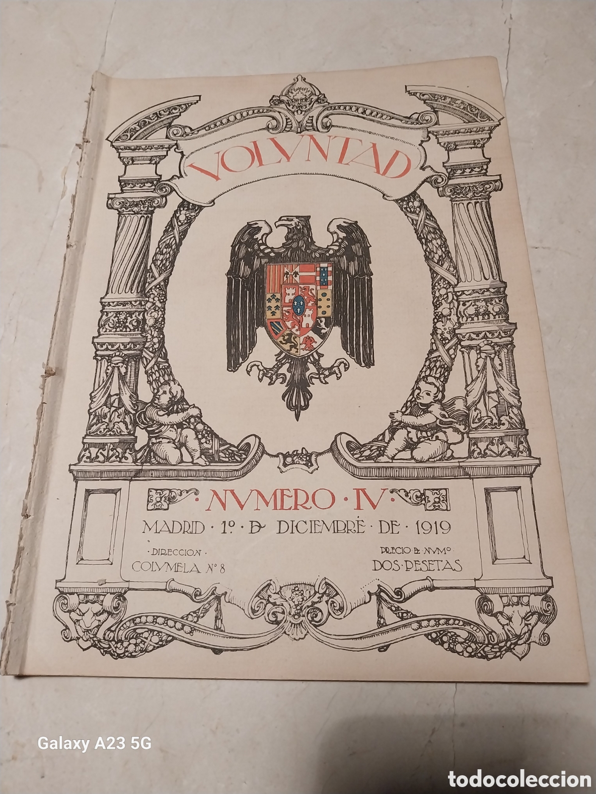 Collection Magazines and Newspapers: REVISTA 1919 GRANADA LA BELLA GANIVET. PORTA COELI ASILO DE GOLFOS . TETUAN VIAJE POR MARRUECOS ESP.
