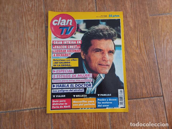 Coleccionismo de Revistas y Peri&oacute;dicos: CLAN TV N &ordm; 217 1991 PORTADA RICHARD FALCON CREST