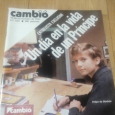 Coleccionismo de Revistas y Periódicos: CAMBIO 16 1981 FELIPE VI SARA MONTIEL QUEEN AMPARO MUÑOZ ACEITE DE COLZA