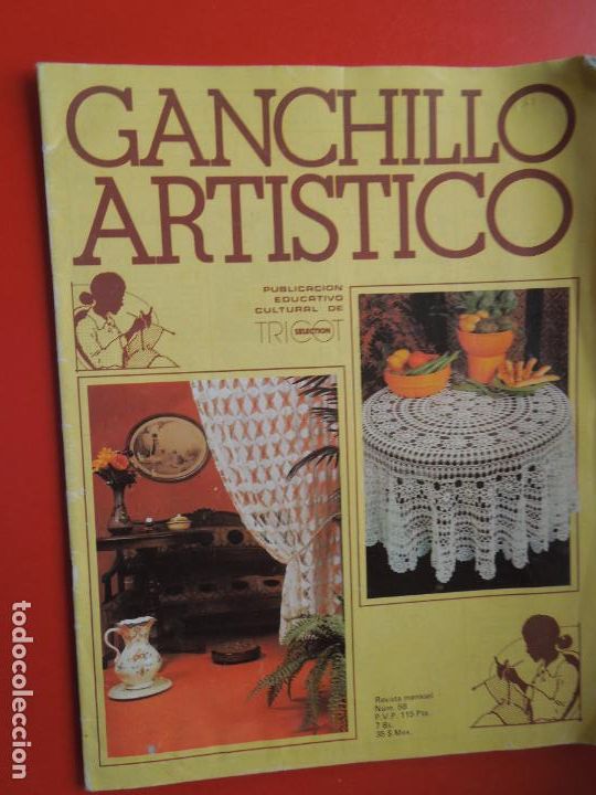 Coleccionismo de Revistas y Peri&oacute;dicos: GANCHILLO ARTISTICO REVISTA N&ordm; 58 - TRICOT SELECTION